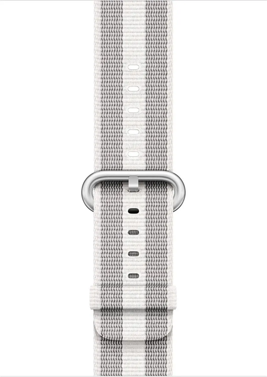 Apple Woven Nylon Band White Pearl - 38/40/41/42mm