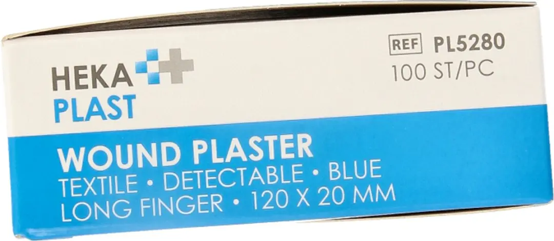 Hekaplast Vingerpleister Detectable 120x20mm - 100 Stuks - afbeelding 4 van 6