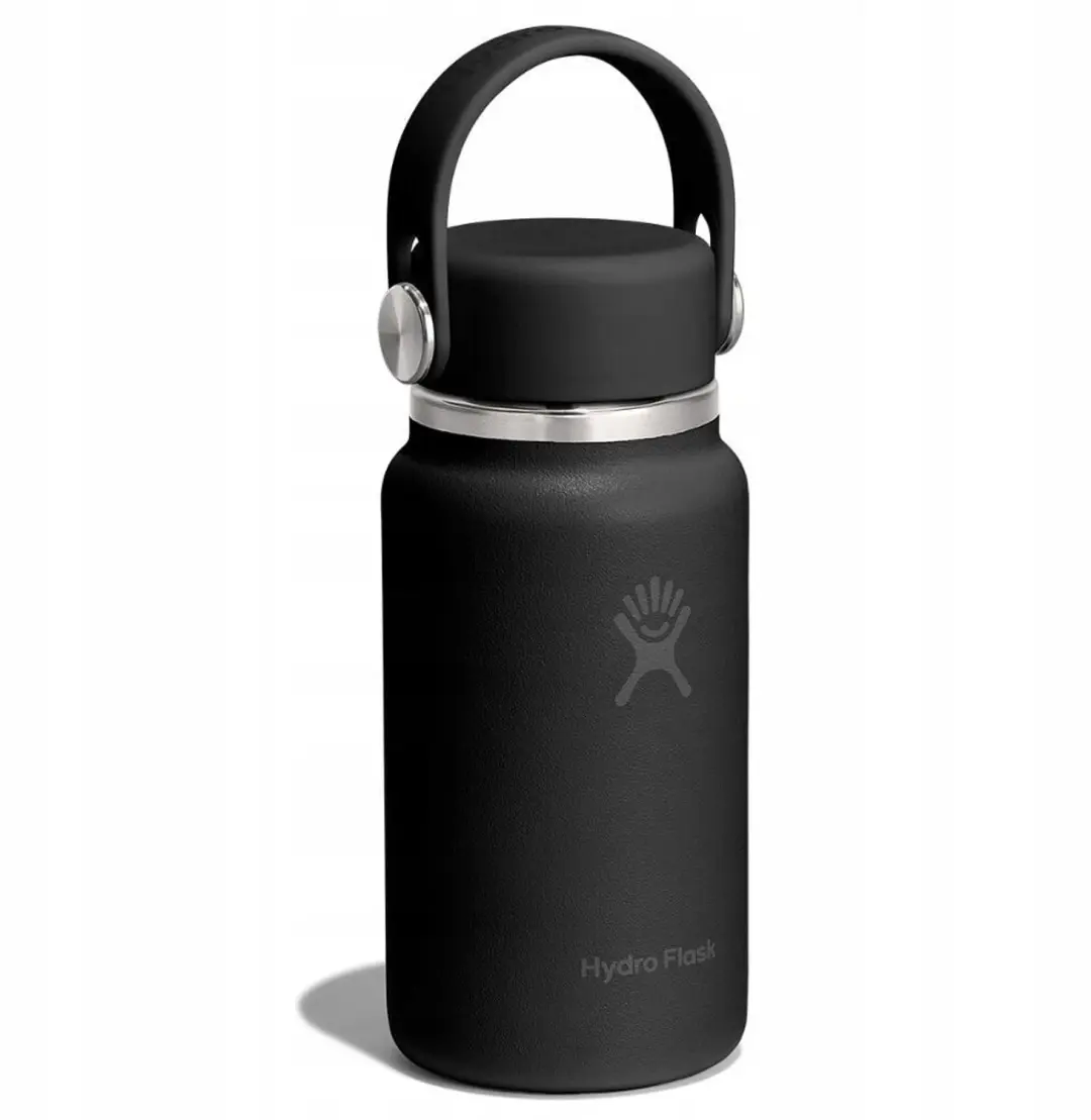 Hydro Flask Micro Hydro Drinkfles 200ml - Zwart - afbeelding 5 van 6