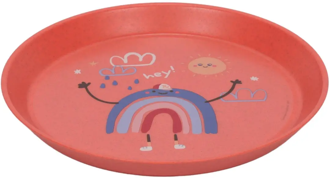 Koziol Dreams Kinderbordje Ø20,5cm - Organic Red - afbeelding 3 van 6