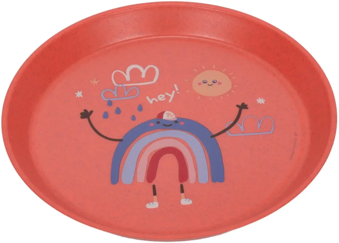 Koziol Dreams Kinderbordje Ø20,5cm - Organic Red - afbeelding 5 van 6