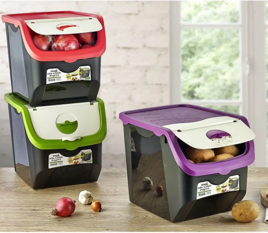 Orion Groente- en Fruitcontainer 12 l - Grijs - afbeelding 5 van 6