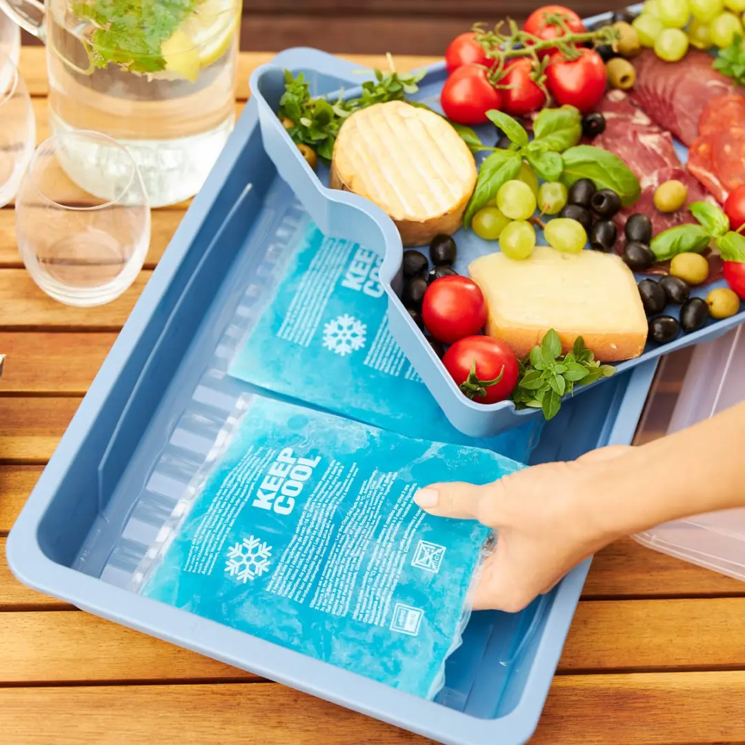 Rotho Fresh Partybutler Serveertray Cool & Horizon Blauw - afbeelding 4 van 6