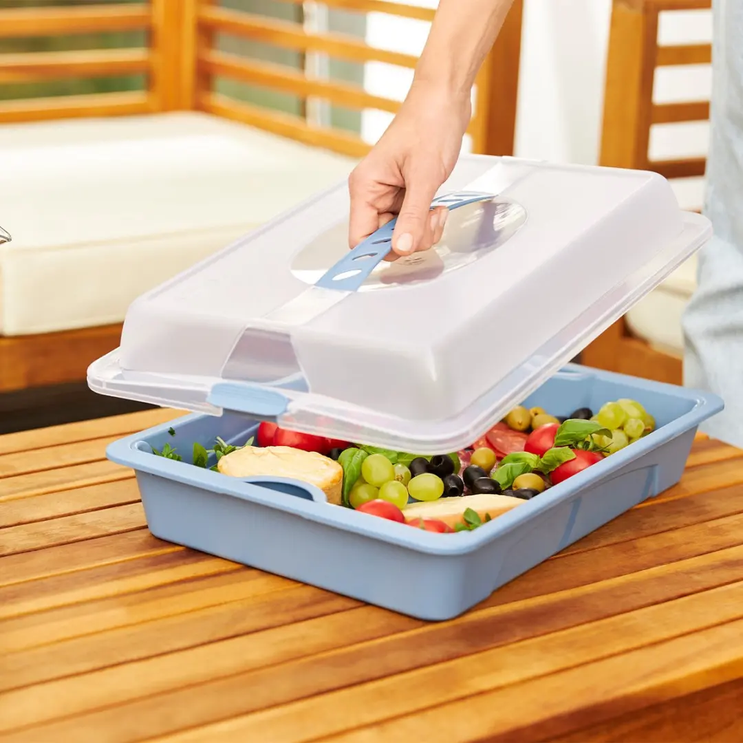 Rotho Fresh Partybutler Serveertray Cool & Horizon Blauw - afbeelding 3 van 6