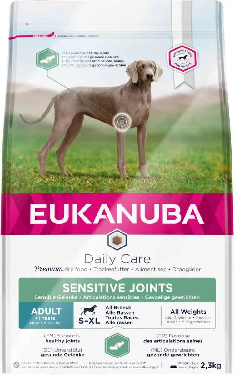 Eukanuba Daily Care Adult Sensitive Joints Hondenvoer 2.3kg