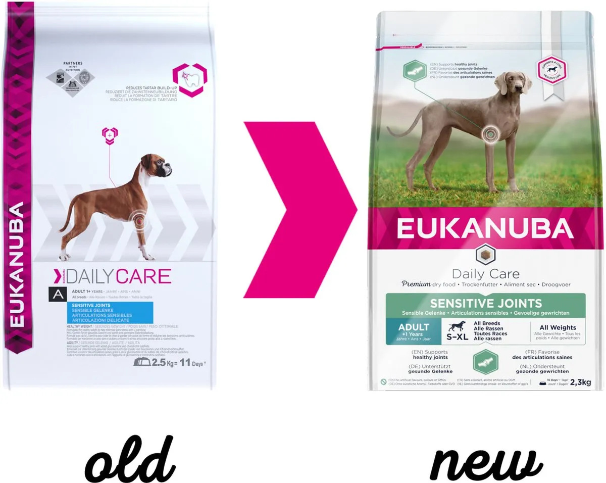 Eukanuba Daily Care Adult Sensitive Joints Hondenvoer 2.3kg