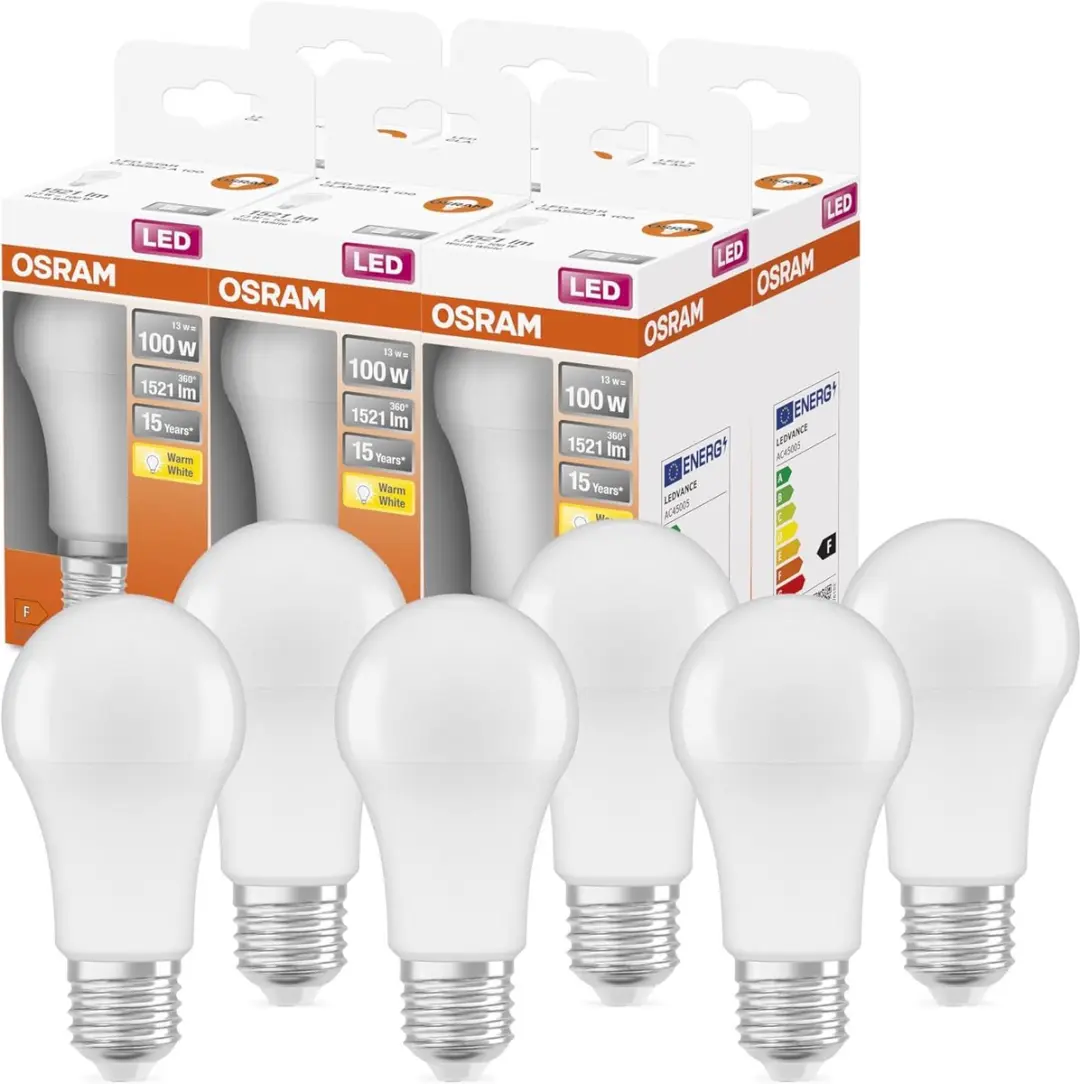 Osram E27 LED-lamp 13W 2700K - 6x - afbeelding 4 van 4