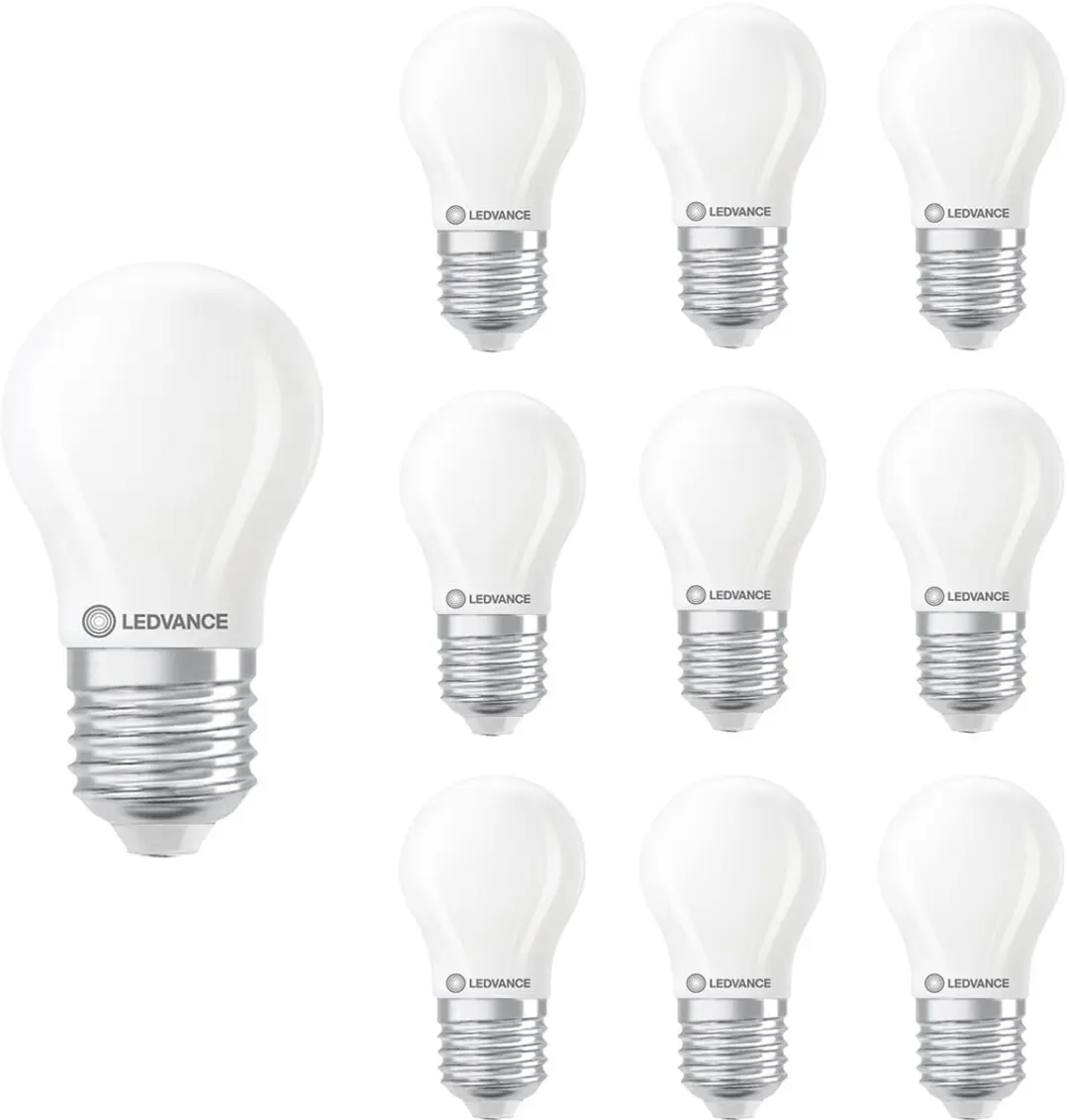 LEDVANCE LED Lamp P45 Filament E27 - 3.4W - 2700K - 10 stuks - afbeelding 6 van 6