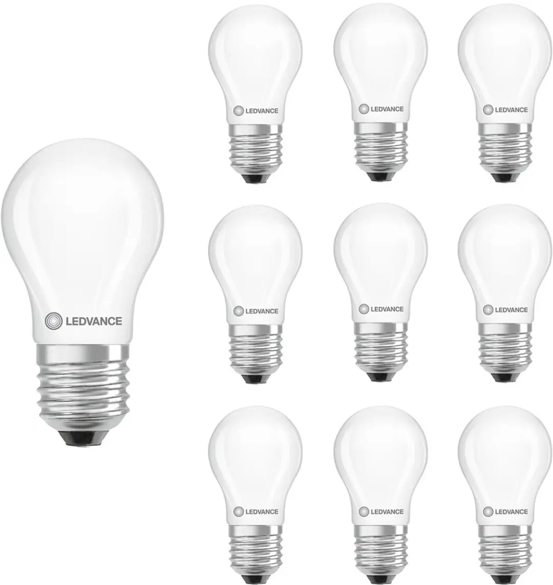 LEDVANCE LED Classic P45 Filament E27 - 1.8W 250lm 2700K - Mat - 10 stuks - afbeelding 5 van 6