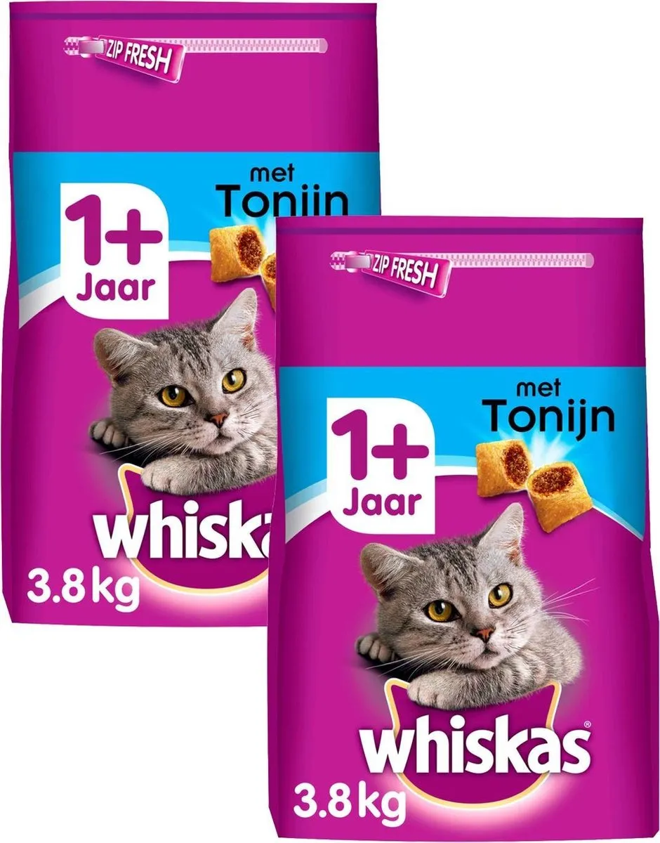 Whiskas Adult Tonijn Kattenvoer