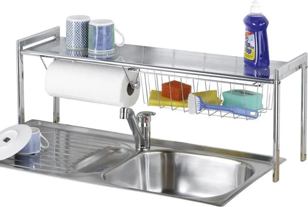Wenko Exquisite Keukenrek met Keukenrolhouder - Chrome - afbeelding 3 van 4
