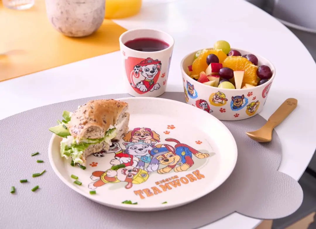 Koziol CONNECT Paw Patrol Kinderbordje Ø20,5cm - Organic Moon - afbeelding 4 van 5