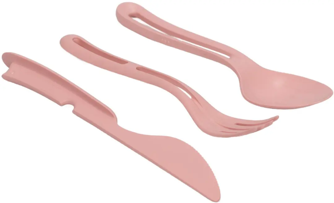 Koziol KLIKK Toeristisch Bestekset 3-delig - Sweet Pink - afbeelding 5 van 6