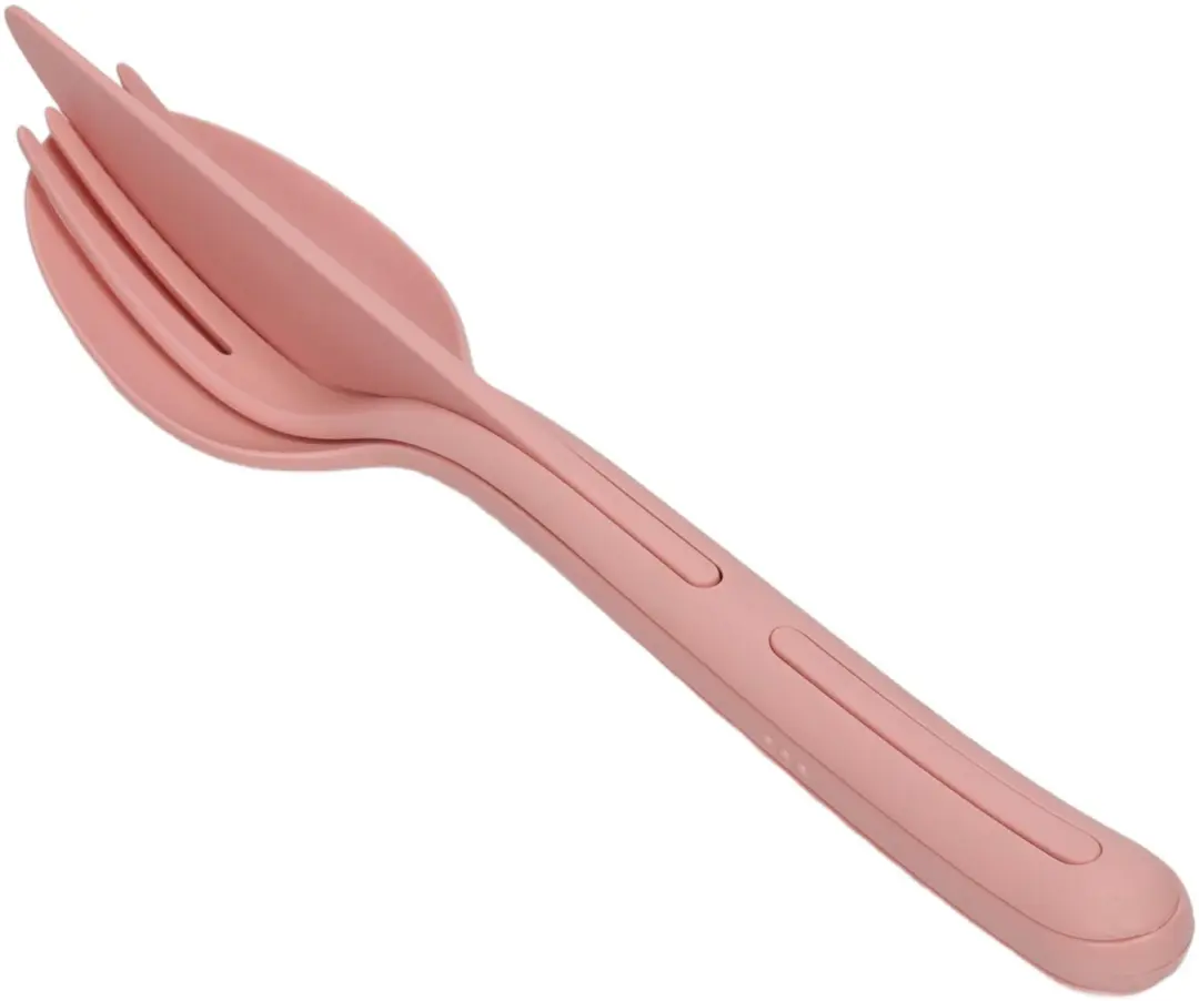 Koziol KLIKK Toeristisch Bestekset 3-delig - Sweet Pink - afbeelding 6 van 6