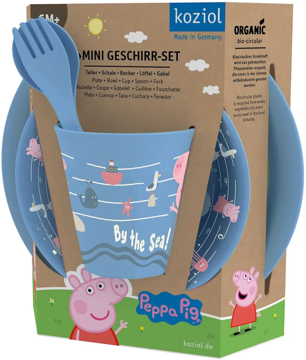 Koziol Peppa Pig Waves At Home Kinderset - afbeelding 2 van 3