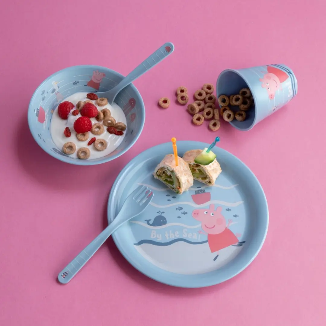 Koziol Peppa Pig Waves At Home Kinderset - afbeelding 3 van 3