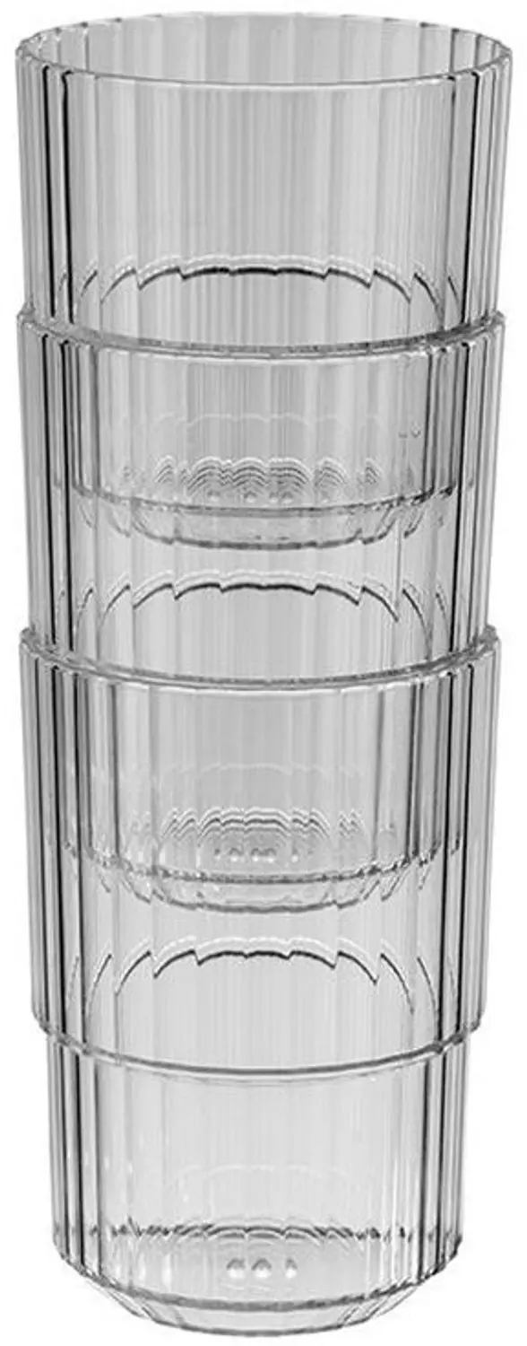APS Linea Drinkbeker 0.22L - Frans Grijs - Set van 6 - afbeelding 3 van 3