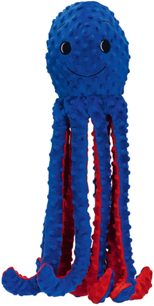 Beeztees Pluche Hondenspeeltje Octopus Amy Blauw 56 x 16 x 14,5 cm - Hond