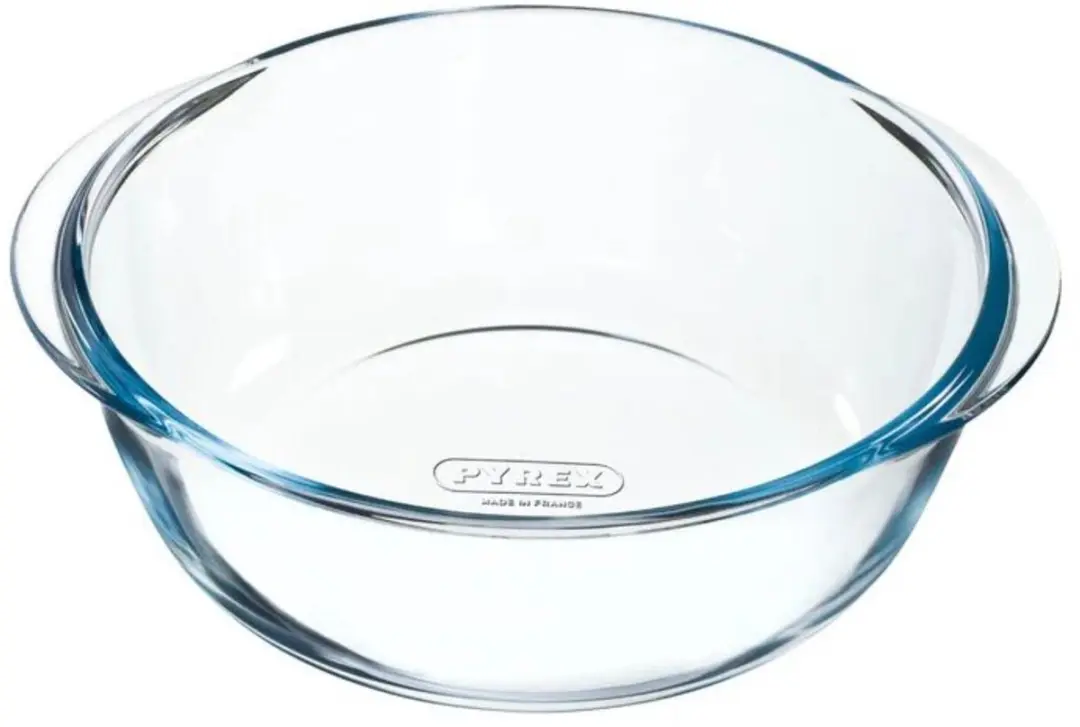 Pyrex Airfryer Ronde Ovenschaal 20x18x7cm - Transparant - afbeelding 2 van 5