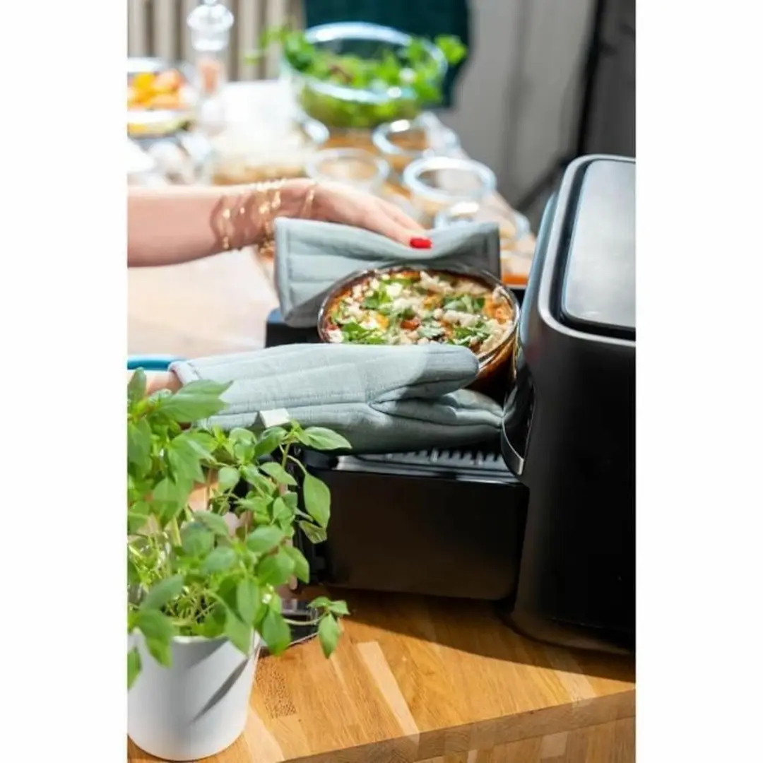 Pyrex Airfryer Ronde Ovenschaal 20x18x7cm - Transparant - afbeelding 3 van 5