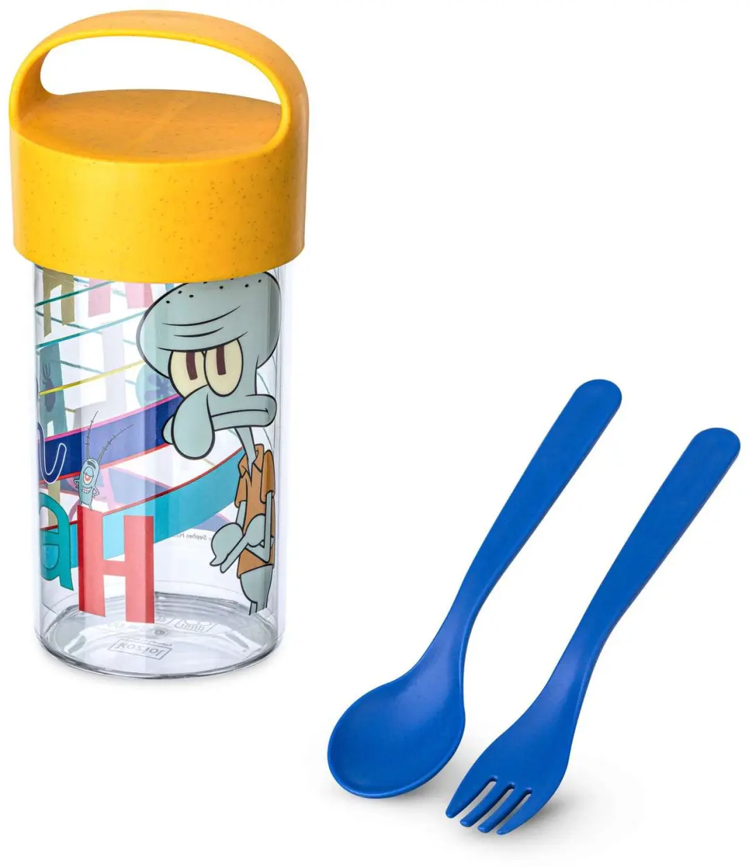 Container/fles 500 ml met bestek Buddy Snack SpongeBob, KOZIOL