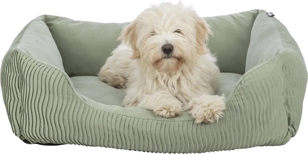 Trixie Hondenmand Marley Soft Edition Saliegroen 80x60cm - afbeelding 6 van 6