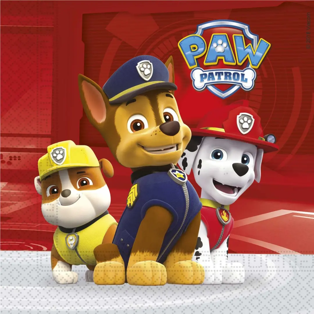 PAW Patrol Servetten 33x33cm