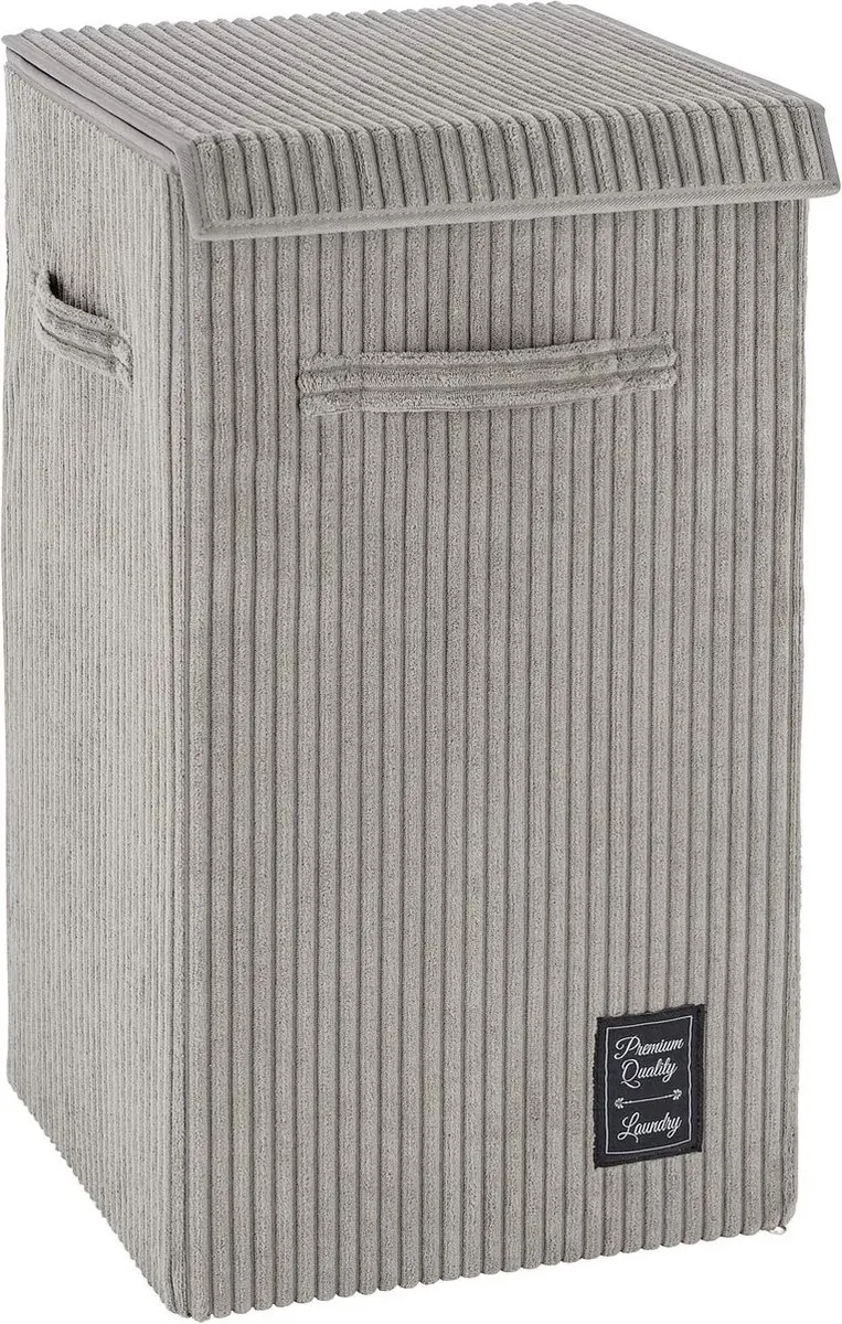 Wenko Cora Wasmand 63 liter - Grijs - afbeelding 2 van 3