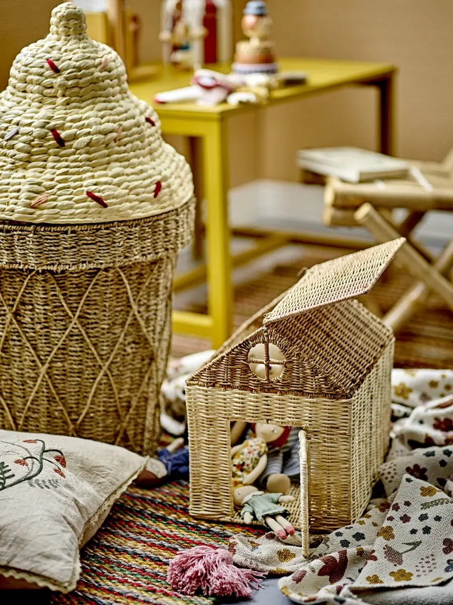 Bloomingville Mini Cillie IJsje Opbergmand - Naturel - afbeelding 5 van 5