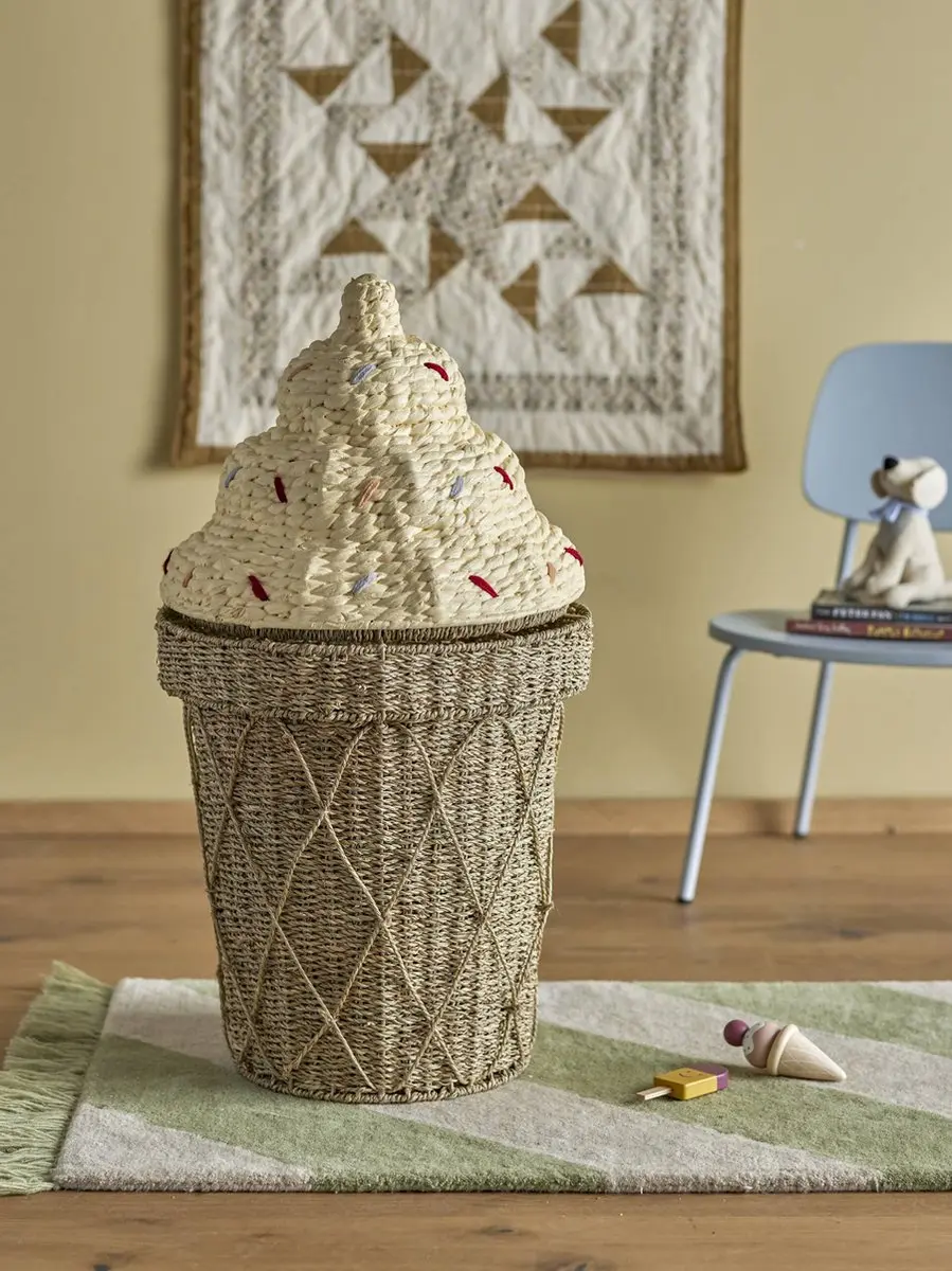 Bloomingville Mini Cillie IJsje Opbergmand - Naturel - afbeelding 4 van 5