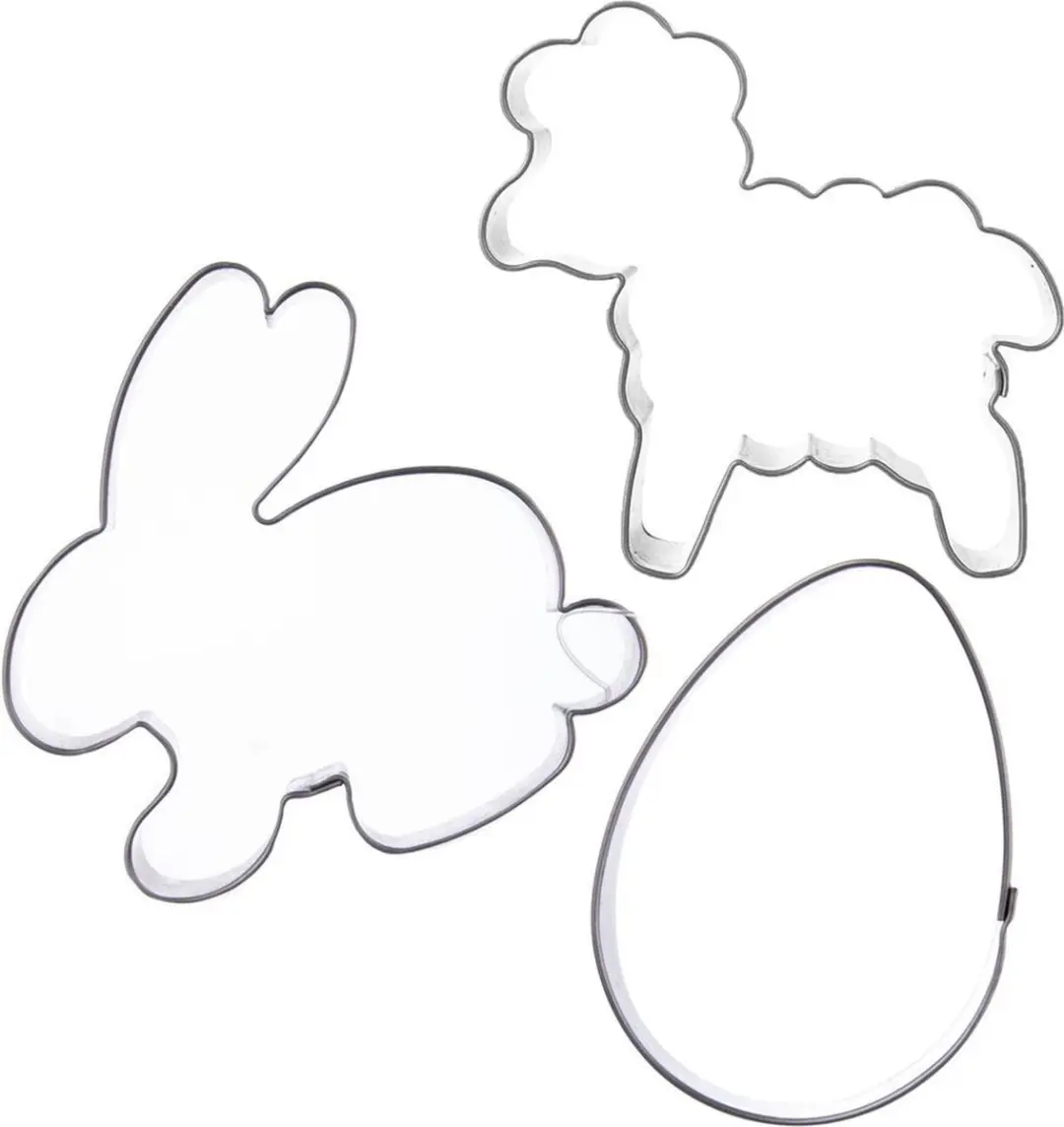 Koekjessnijders Pasen 3 stuks