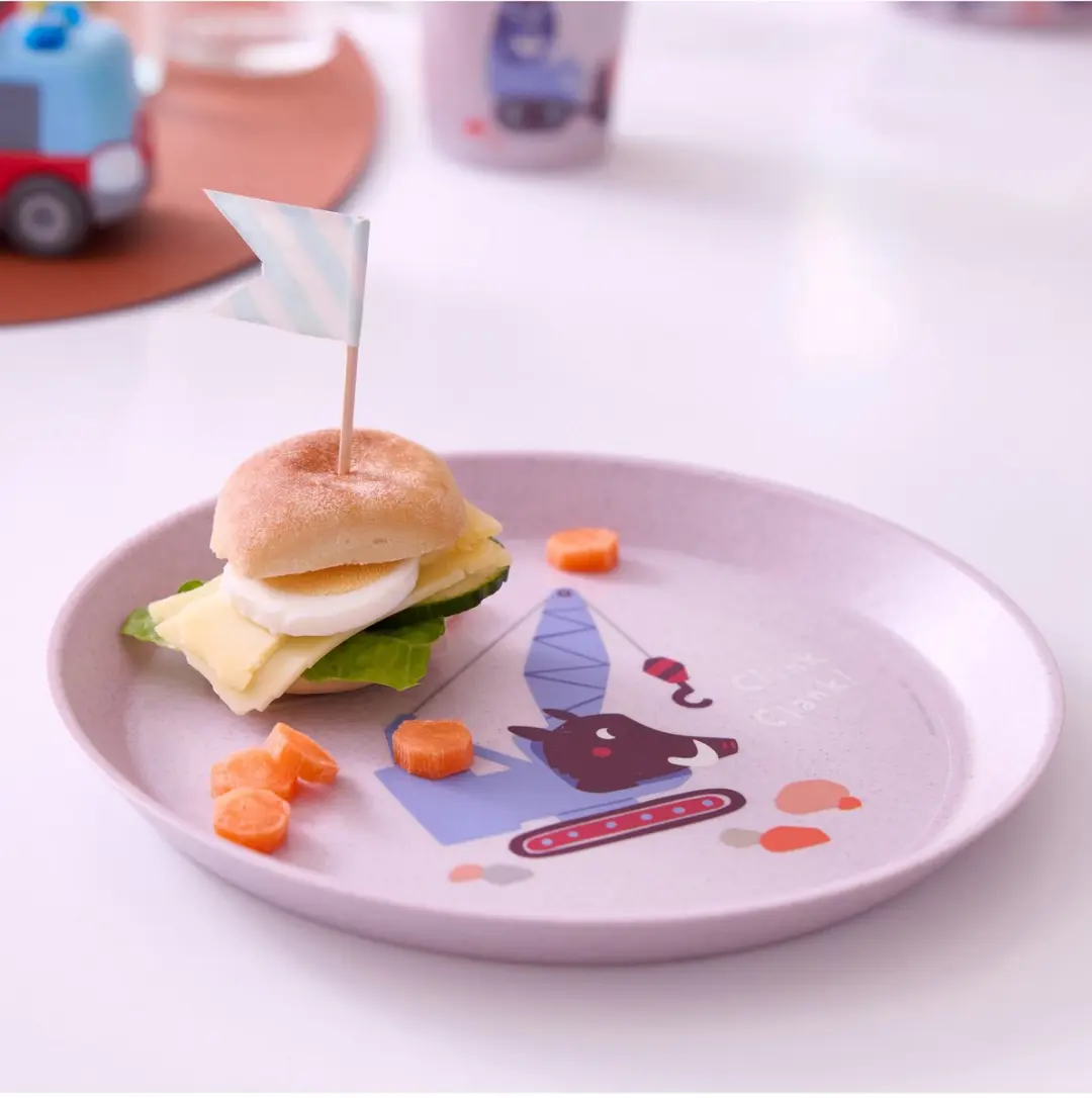 Koziol Kinderbord - Ø20,5cm - afbeelding 2 van 4