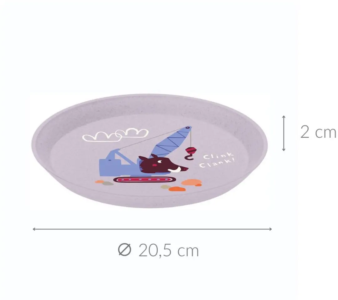 Koziol Kinderbord - Ø20,5cm - afbeelding 4 van 4