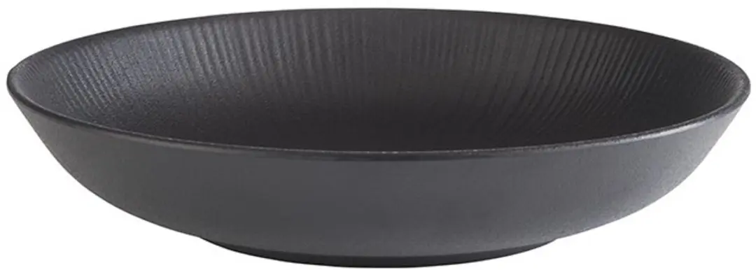 APS diep bord NERO, zwart, melamine