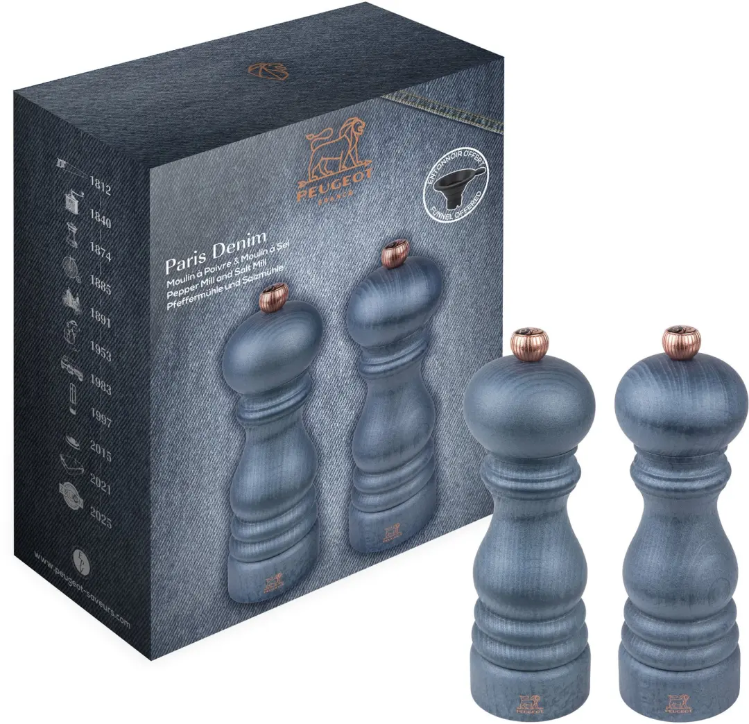 Peugeot Paris Denim Peper- en Zoutmolen 18cm