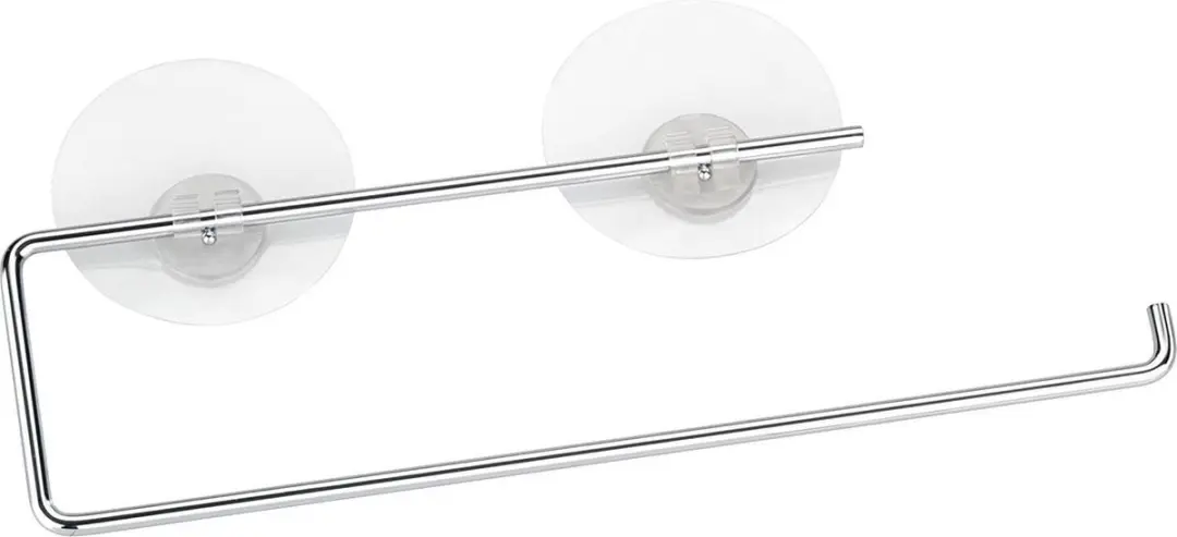 Wenko Static-Loc Keukenrolhouder - Chroom - Zonder Boren - afbeelding 5 van 6