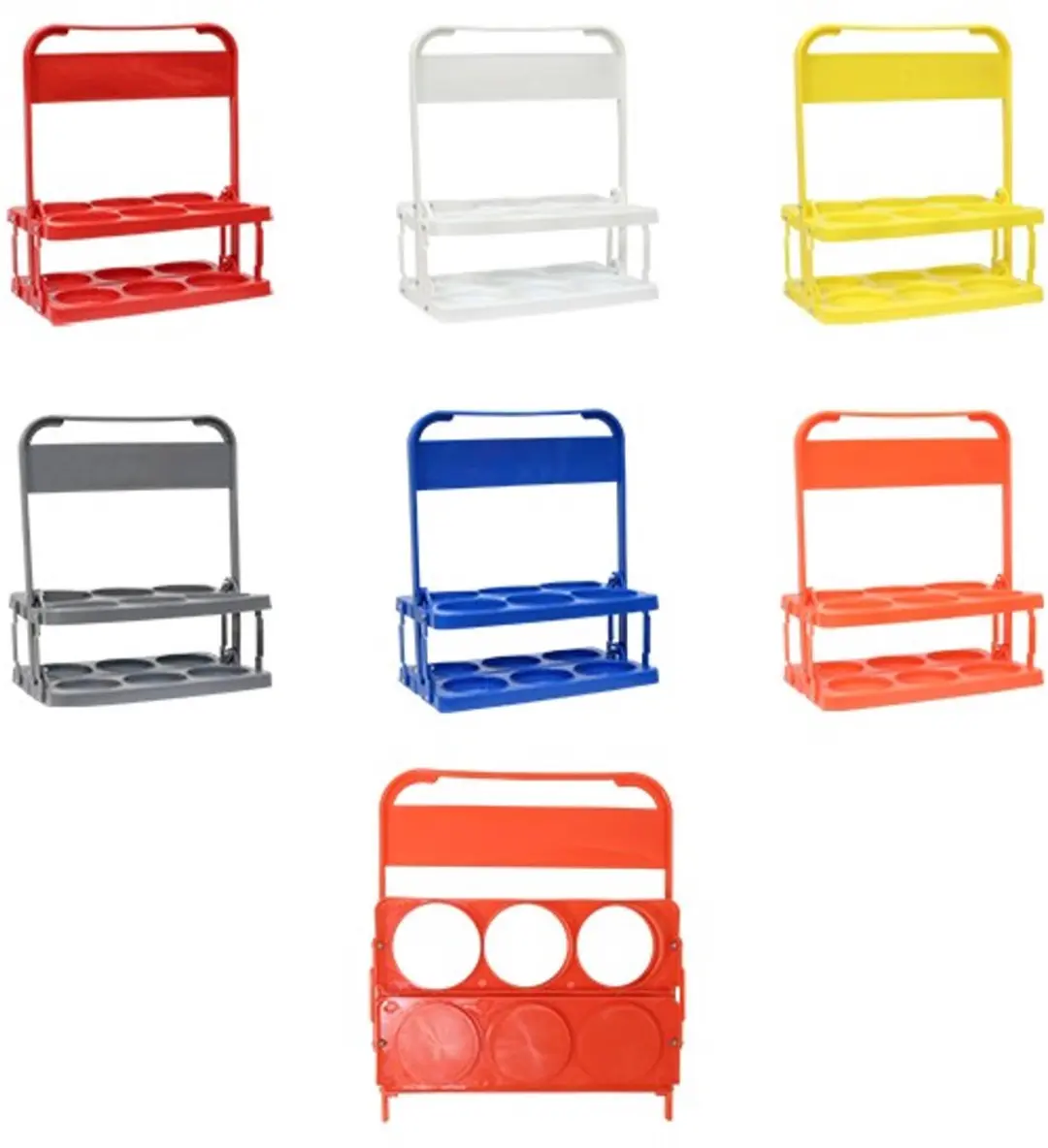 Softee PVC Flessenhouder Basic voor 6 flessen