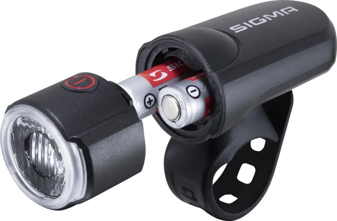 Sigma Aura 30 + Curve Fietsverlichtingsset - 30 lux - Zwart - afbeelding 4 van 6