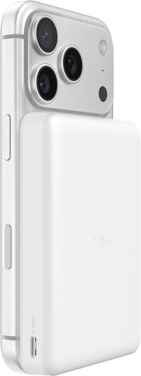 Belkin BoostCharge Slim BPD015HQWH Powerbank - Wit - afbeelding 3 van 6