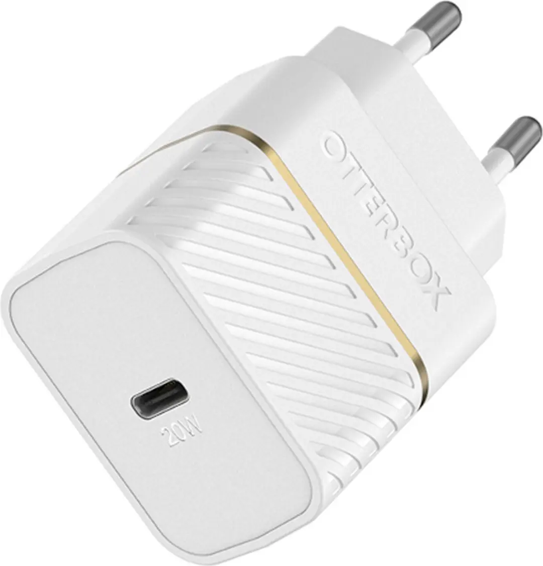 OtterBox Wall Charger 20W USB-C + Lightning Kabel 1m - Wit - afbeelding 5 van 6