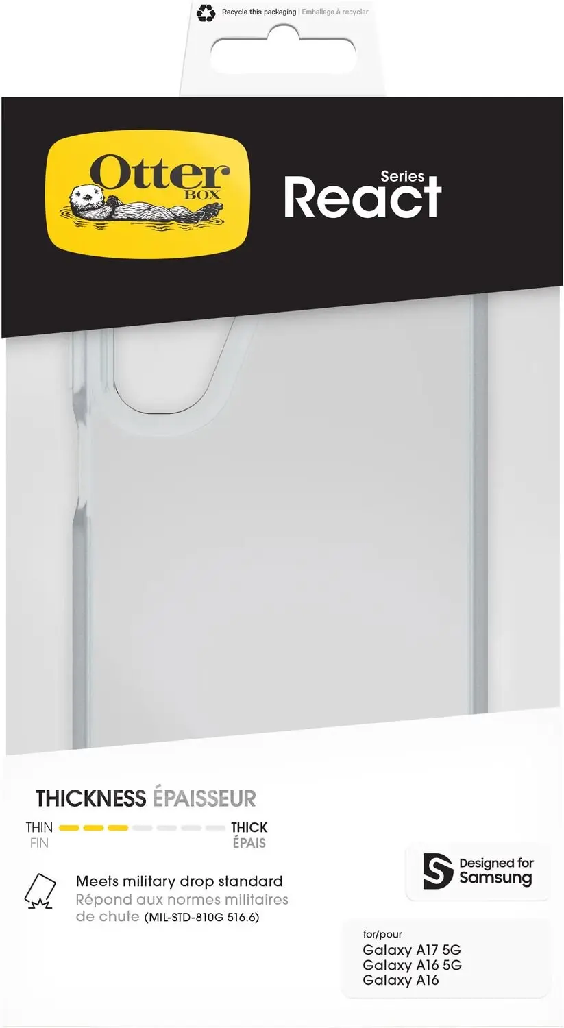 OtterBox React Hoesje Samsung Galaxy A18 - Transparant - afbeelding 5 van 5