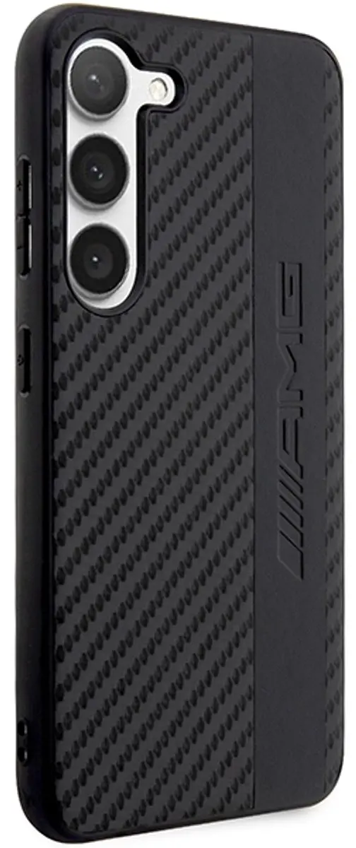 Mercedes AMG Hoesje Carbon - Galaxy S23 Plus - Zwart - afbeelding 3 van 6
