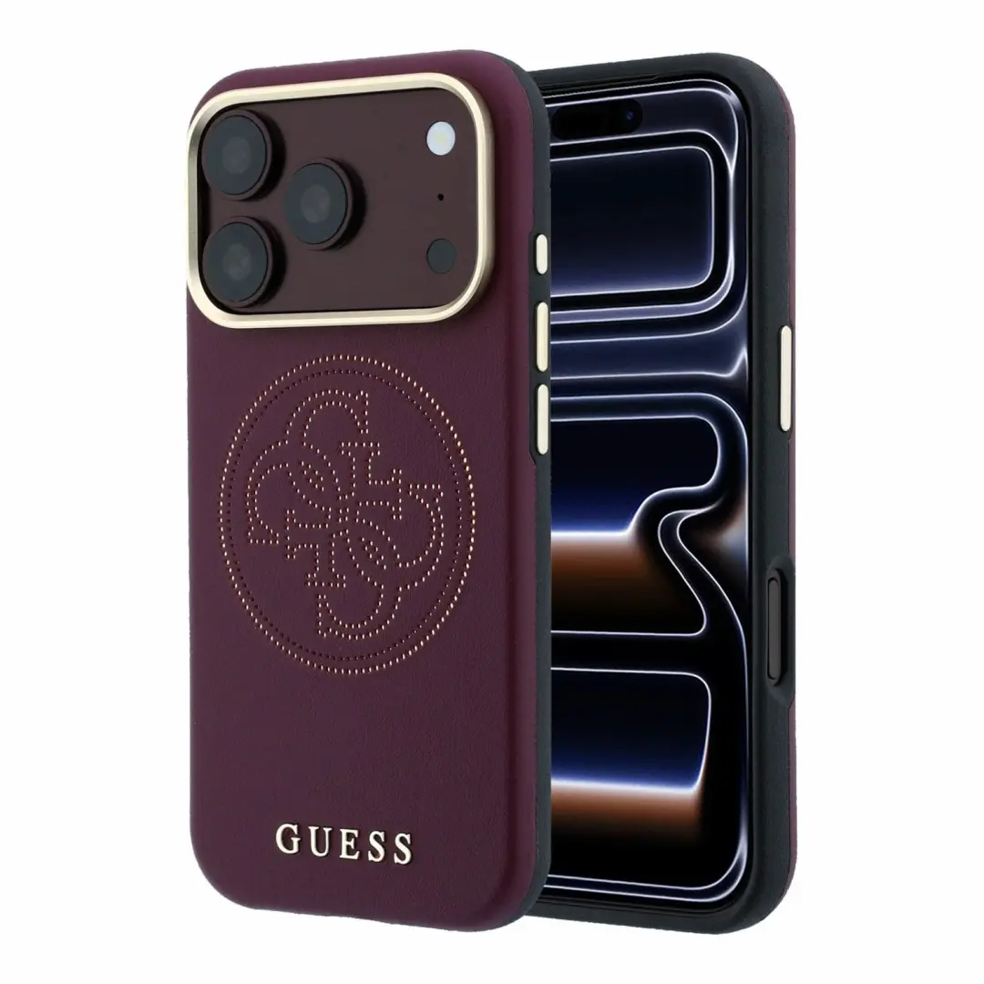 Guess Hoesje iPhone 17 Pro / 18 Pro MagSafe - Bordeaux - afbeelding 2 van 6