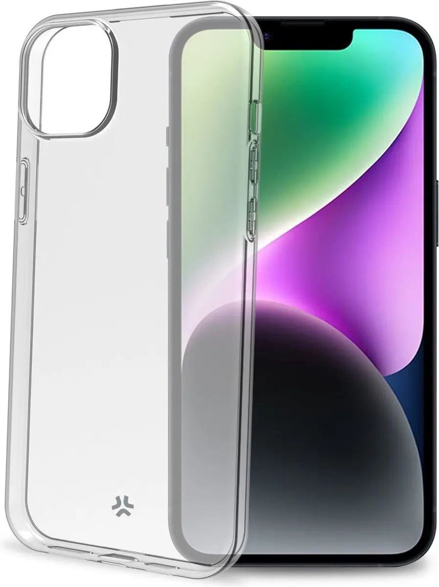 Celly Gelskin Siliconen Hoesje iPhone 15 - Transparant - afbeelding 3 van 6