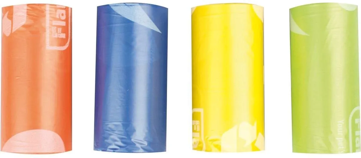 Flamingo Hondenpoepzakjes Bio - 60 Stuks