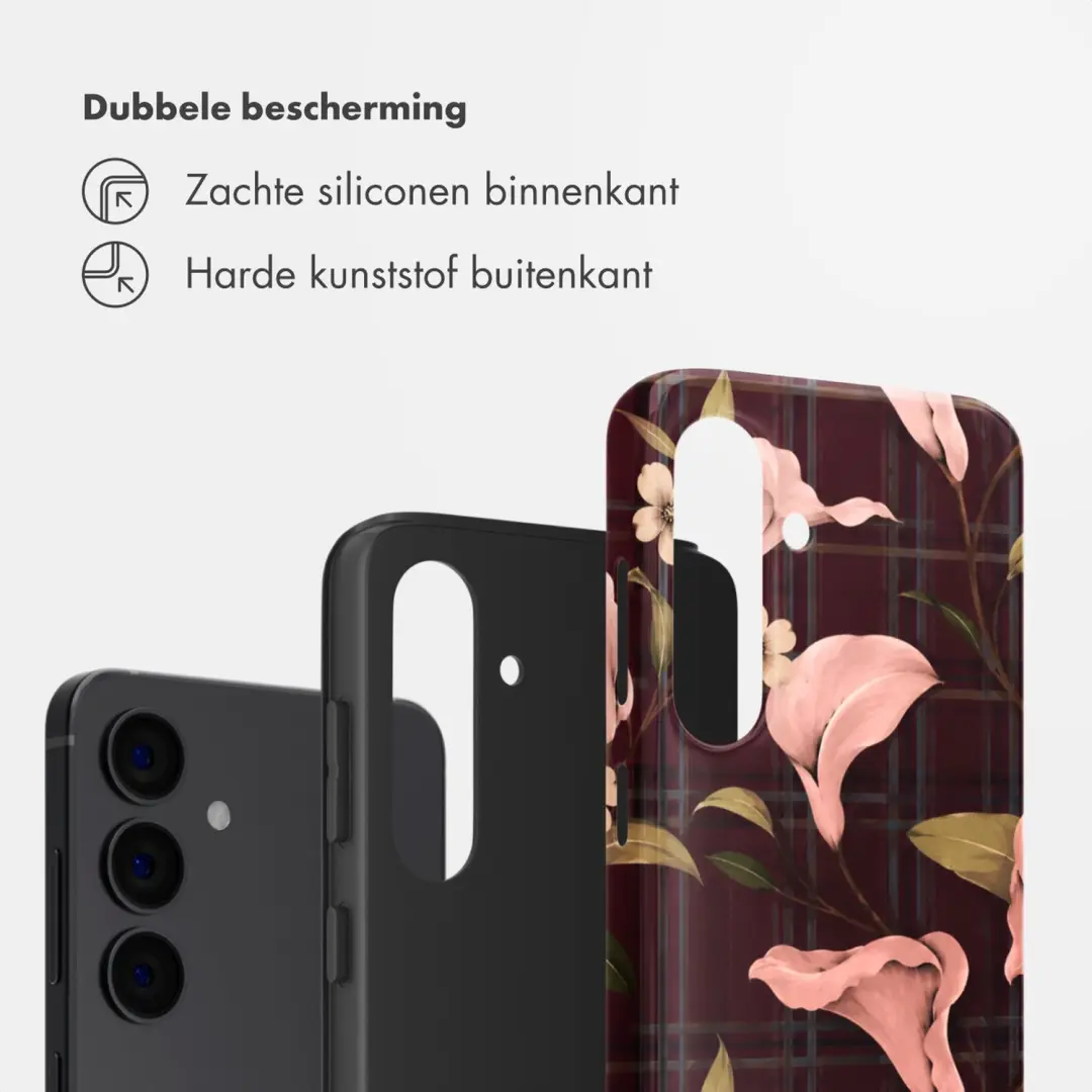 Selencia Vivid Backcover Samsung Galaxy S24 hoesje - Autumn Muse - afbeelding 2 van 6