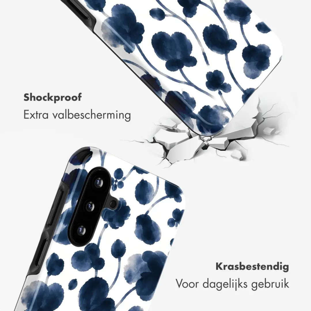 Selencia Vivid Hoesje Galaxy A17/A18 - Midnight Blossom - afbeelding 3 van 6