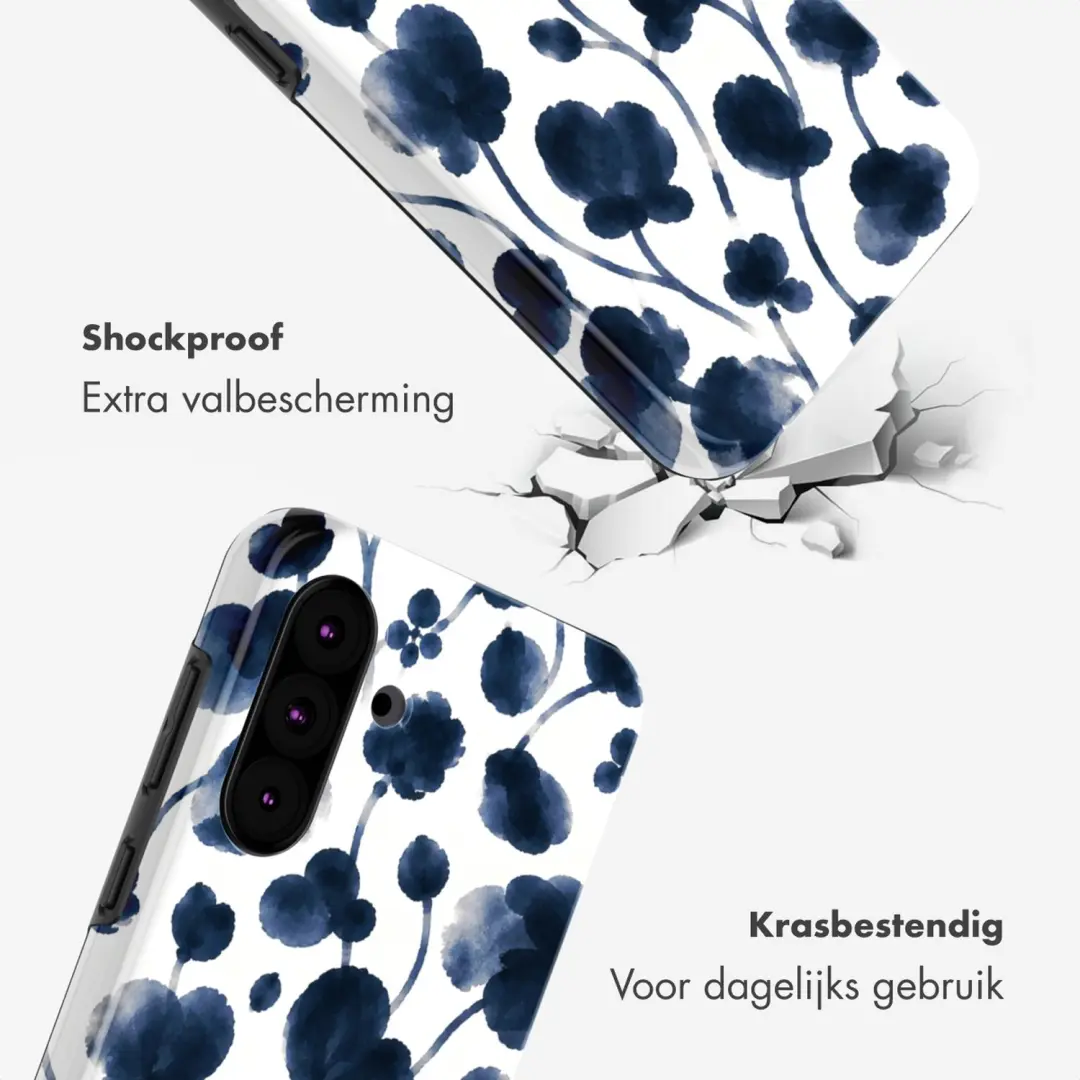 Selencia Vivid Hoesje Galaxy A36/A56 - Midnight Blossom - afbeelding 3 van 6