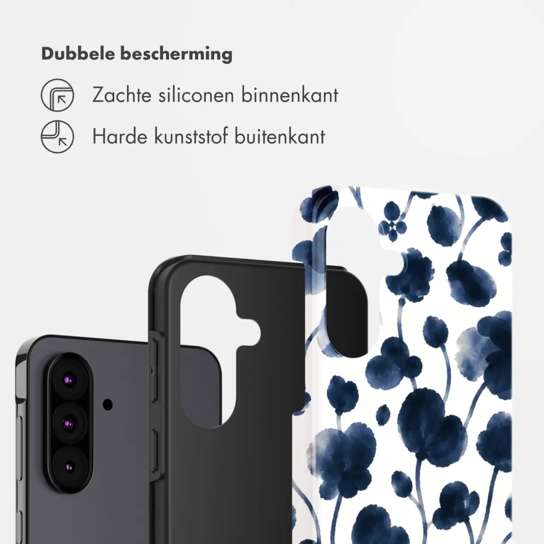 Selencia Vivid Backcover Samsung Galaxy A37 5G hoesje - Midnight Blossom - afbeelding 2 van 6