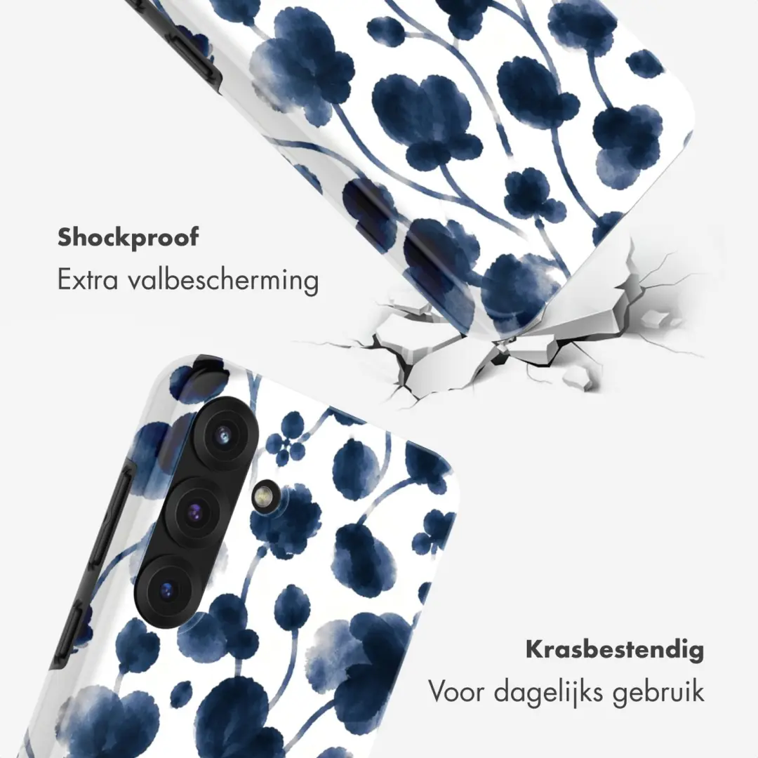 Selencia Vivid Hoesje Galaxy S25 - Midnight Blossom - afbeelding 3 van 6